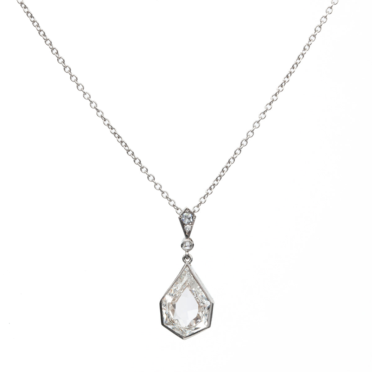 Edwardian Portrait Cut Diamond Necklace – Bell and Bird