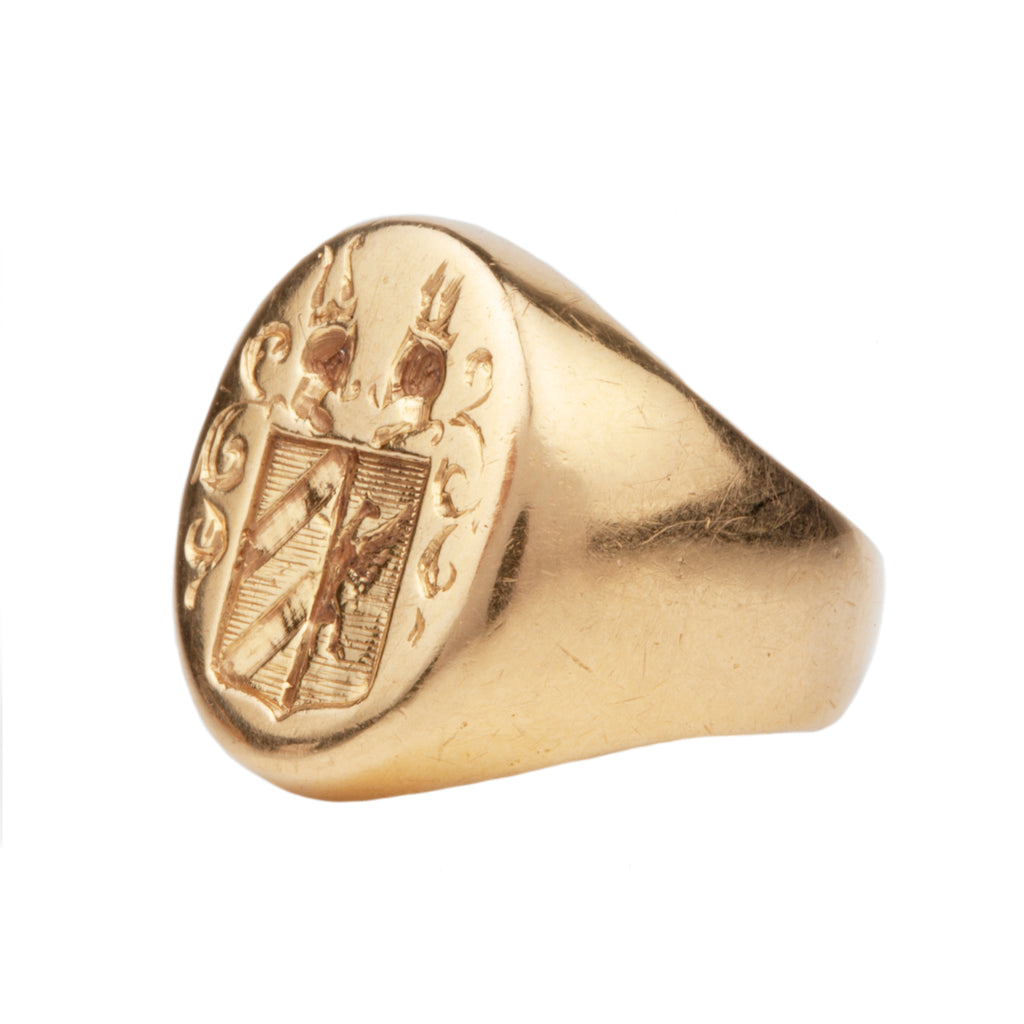 Antique Victorian Monogram Signet Ring – Pretty Different Shop