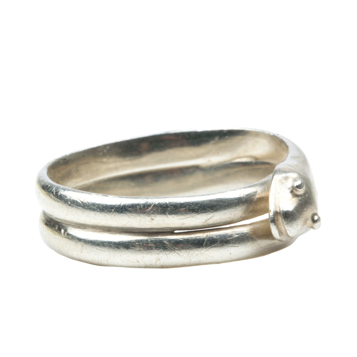 Victorian Silver Snake Ring | Bell and Bird