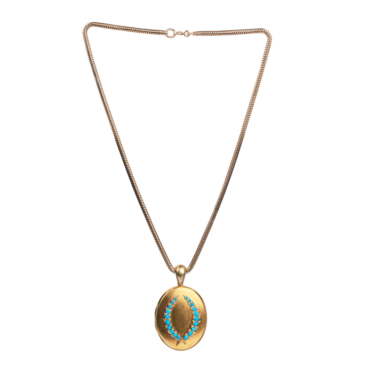 Victorian Turquoise Wreath Locket | Bell and Bird