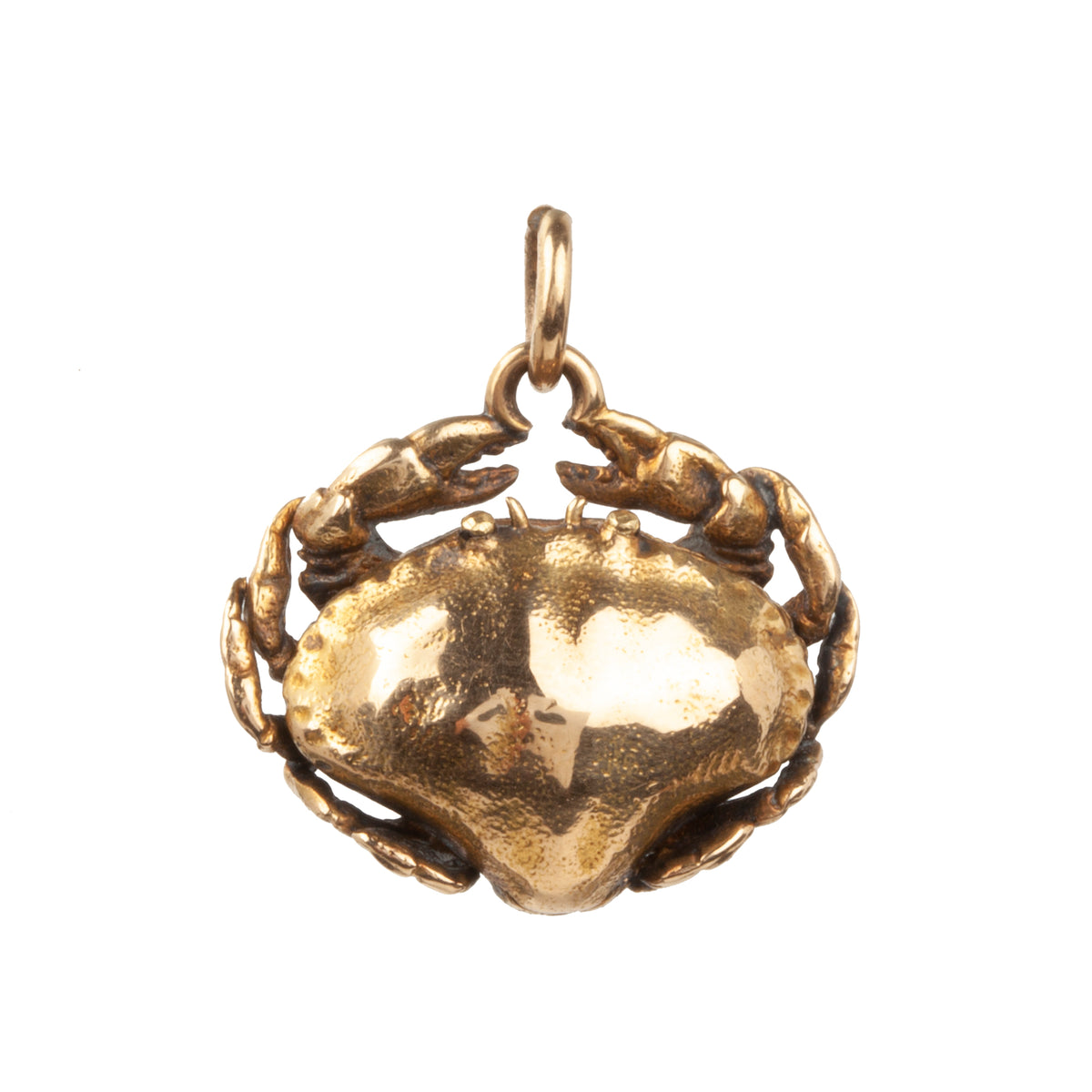 Victorian Gold Crab Locket – Bell and Bird